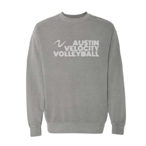 Velocity Fan Comfort Colors Garment Dyed Sweatshirt - Grey