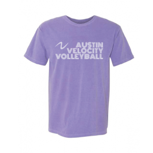 Velocity Fan Comfort Colors Garment-Dyed Heavyweight Pocket T-shirt - Violet